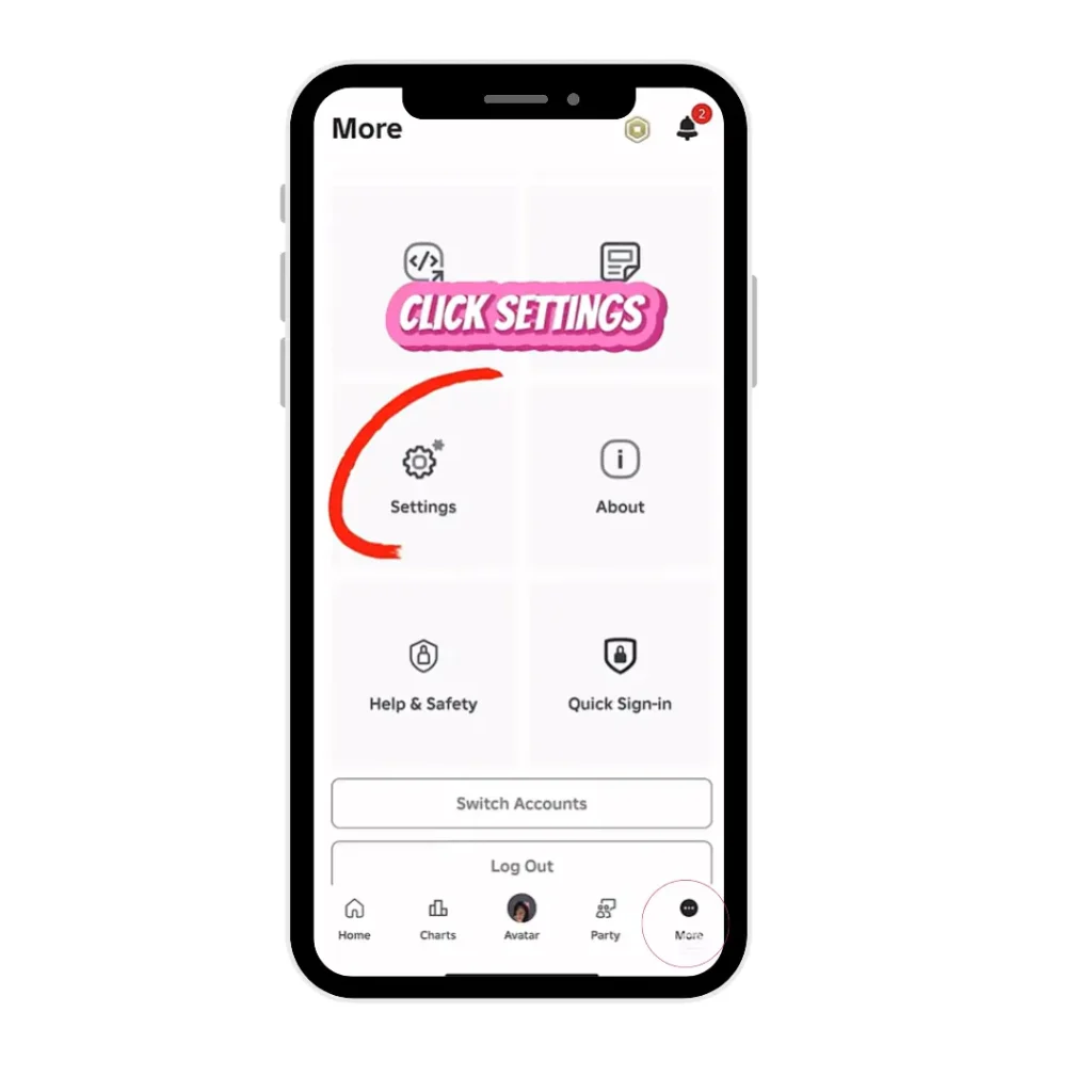 Click on Voice Chat settings Click on Voice Chat settings