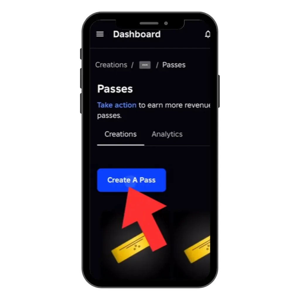 Now create your game pass